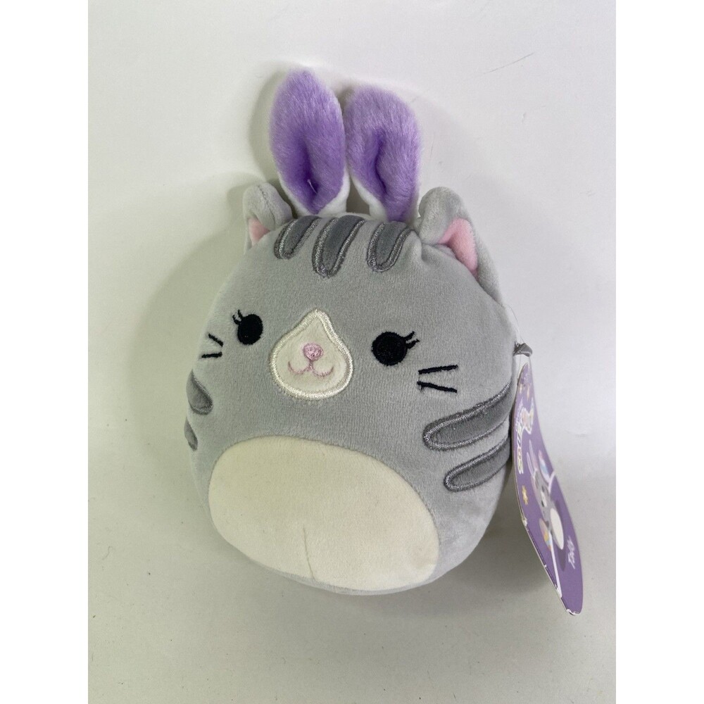 Squishmallows Tally The Cat With Bunny Ears Easter 5in Mini Plush Stuffed Toy
